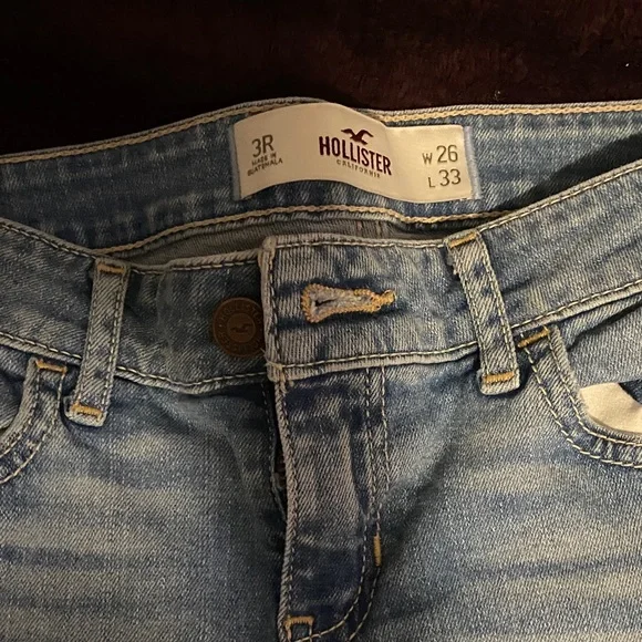 Hollister Light Blue Women's Boot Cut Jeans - Picture 2 of 3